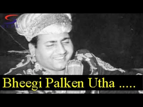 Bheegi Palken Utha Meri Jaan   Lata Mangeshkar Mohammed Rafi   DO GUNDE   Raaj Kumar Ajit Kumkum