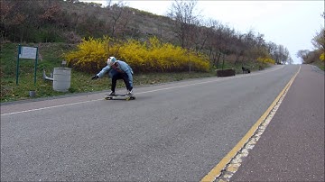 Longboarding: goofy®ular Stalefish Standup Slide