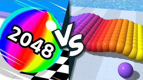 Part - 2: Ball Run 2048 Merge Number vs Canvas Run all levels iOS Android gameplay #cutiepie22yt