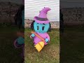 My grandma Kay’s small inflatable display with two of my inflatables!