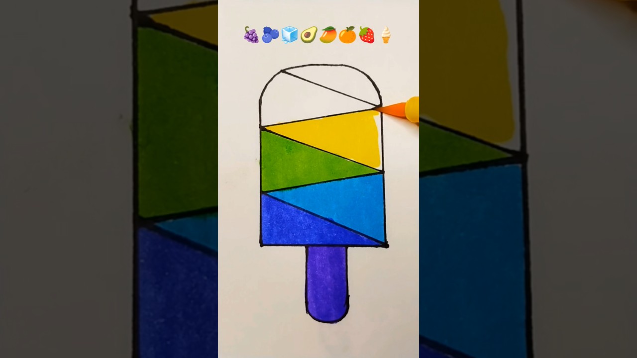 🍇🫐🧊🥑🥭🍊🍓🍦 satisfying video 