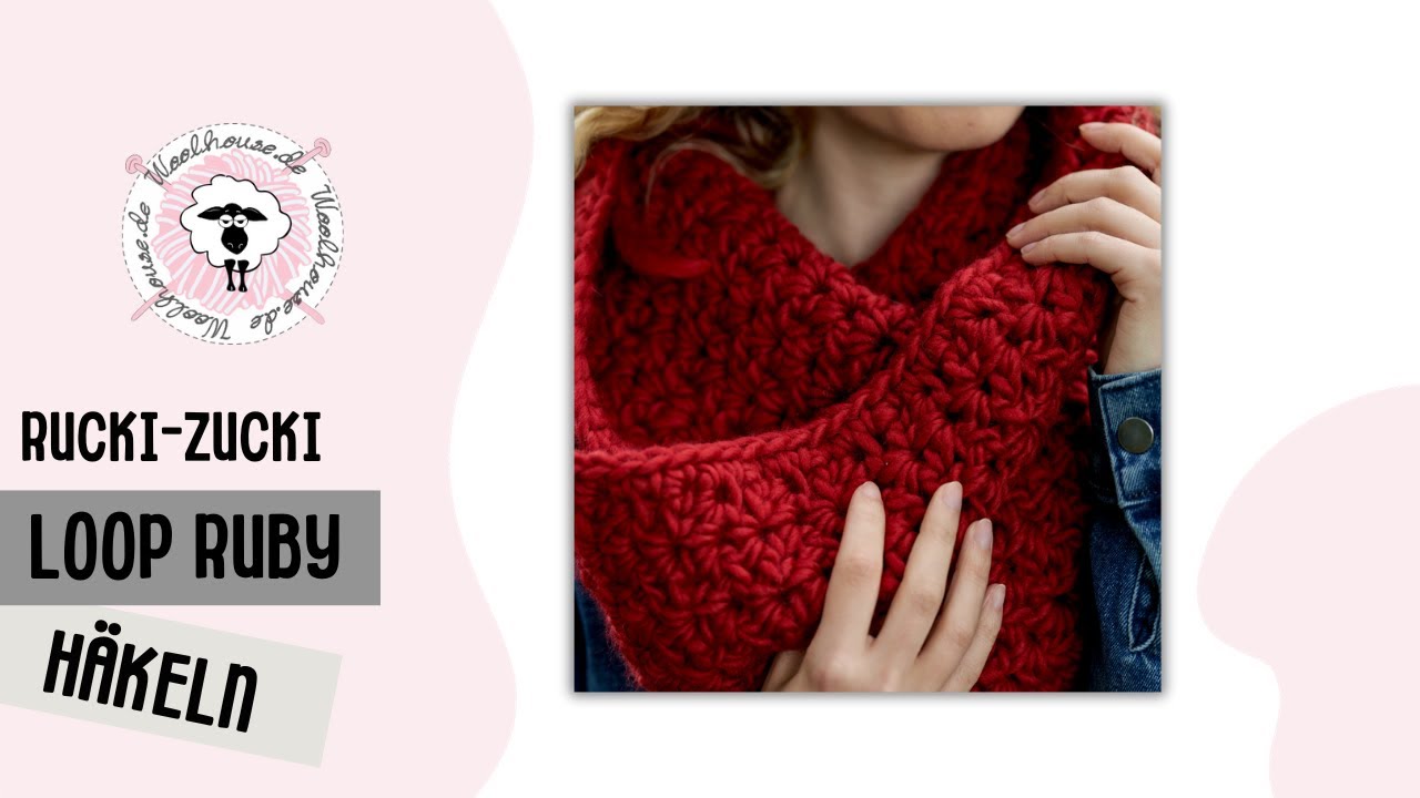 Wraula Rucki Rucki-Zucki Loop Ruby häkeln 112 Notfall Geschenke Anfänger/easy peasy ...