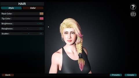 Unreal Engine 4 - Free August 2021 Content - Advance Female Customization