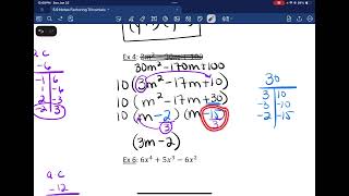 Factoring Trinomials with the Slide and Divide Method