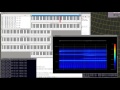 Frequency Modulation and Aliasing in a Spectrogram