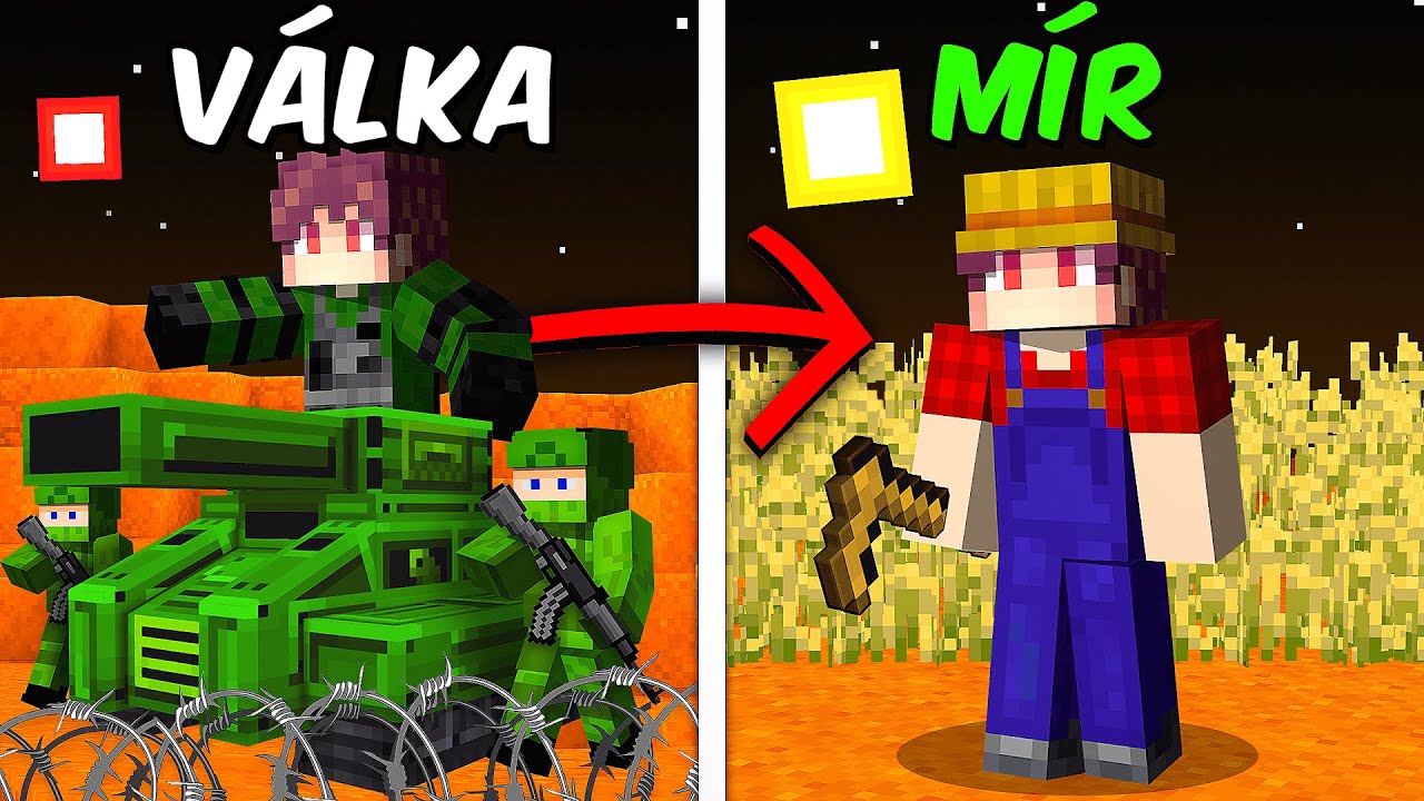 Začal jsem VÁLKU na MARSU v Minecraftu...