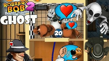 Robbery Bob 2 - Secret Agent Suit Vs Mario Ghost - part 4