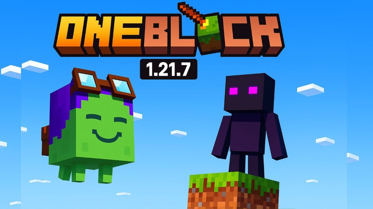 How to Download and Install OneBlock SKY BLOCK for Minecraft 1.21.7 ...