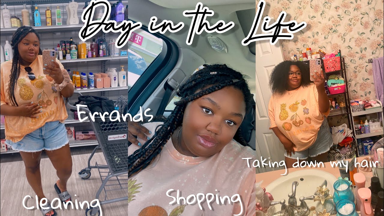 Cleaning, Getting organized, and taking out my braids ⭐️💅🏽 - YouTube