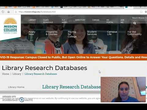 Mission College Guide to Databases