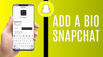How To Add A Bio On Snapchat 2024