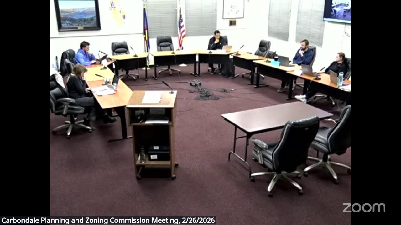 Town of Carbondale Planning and Zoning Commission Meeting, 2/26/2026