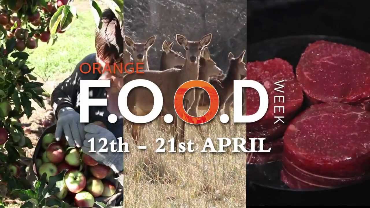 Orange F.O.O.D Week 2013 - Whats on!