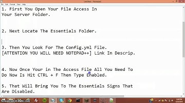 How To Enable Essentials Signs In Minecraft