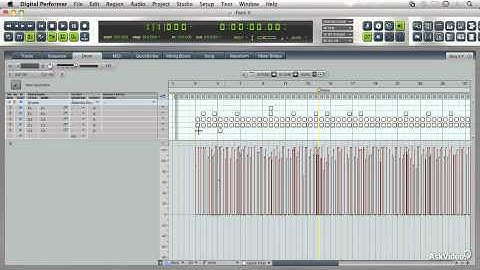 Digital Performer 8 102: Working With MIDI - 6. Editing Drums in the Drum Editor