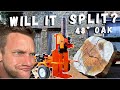 We test the venom 22t log splitter from rock machinery log splitter review