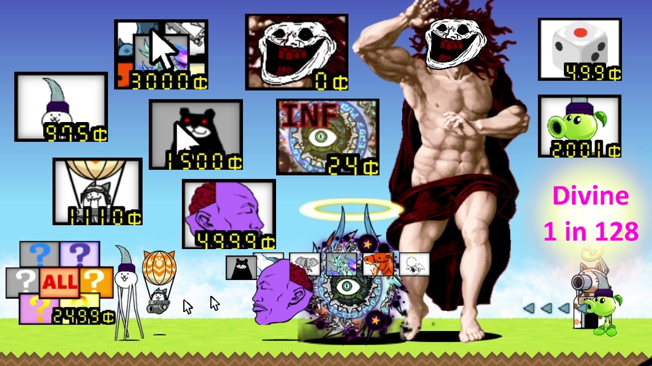 the battle cat but i use enemies (Summoning Unit)