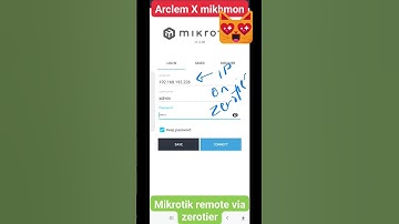 #mikrotik  remote mikrotik anywhere via #arclemxmikhmon device on ZeroTier network!! #REMOTEforFree