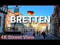 [4K] Bretten, Germany 🇩🇪 Walking Tour | Street View | Phong cảnh nước Đức | Cuộc sống Đức