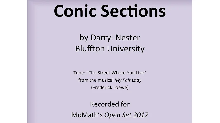 "Conic sections" Song (with vocals)