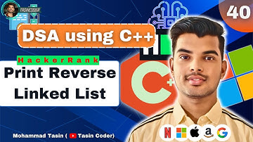 Print in Reverse Linked List | HackerRank | DSA using C++