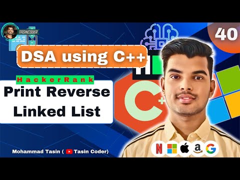Print in Reverse Linked List | HackerRank | DSA using C++