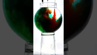 Sunrise to Ocean Yellow-Orange-Blue Flow 🌅🌊 | LiquidArtLab#shorts #experiment #asmrglobal #relaxing