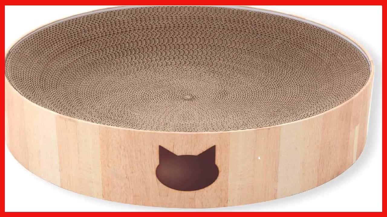 Necoichi Cozy Cat Scratcher Bowl, 100% Recycled Paper, Chemical-Free Materials, No.1 sellr in Japan!