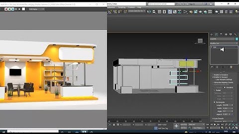 3DsMax Tutorials, Tutorial on 3D Modeling, Texturing & Lighting an Exhibition Stall in 3dsmax