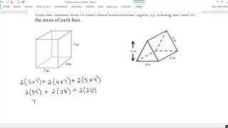 Surface Area and Nets