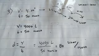 Volume sebuah bak mandi 4 m3 berisi air penuh