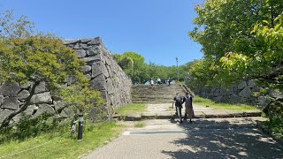 日本 福岡 JF35 - 行街睇風景｜舞鶴公園｜福岡城跡區｜登上高處遠望