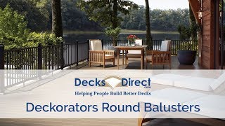 Classic Round Aluminum Balusters By Deckorators