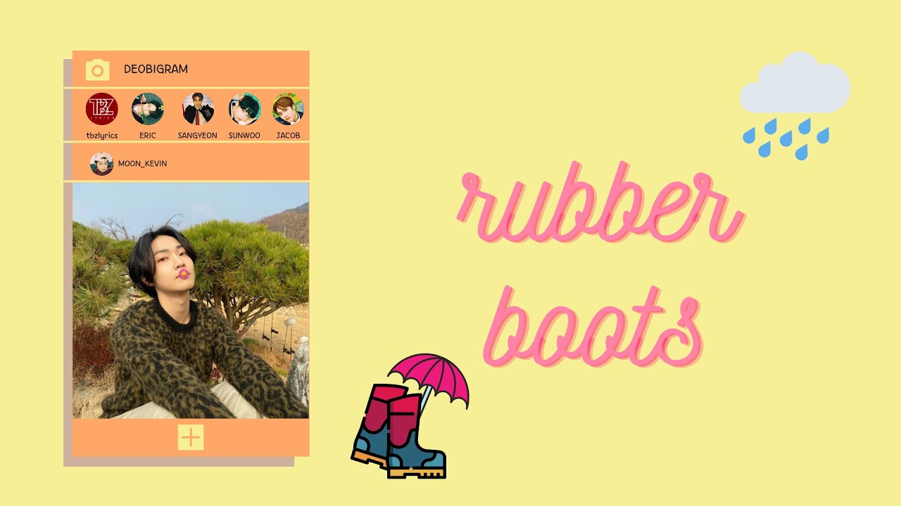 (더보이즈) THE BOYZ rubber boots by KEVIN lyrics