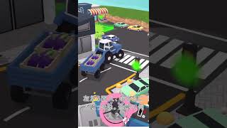 歩道を渡ったのは全部で何人? はたらくくるま #shorts