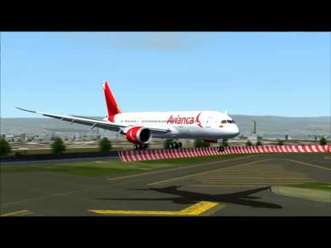 AV72 787-8 AVIANCA BOGOTA - MEXICO CITY