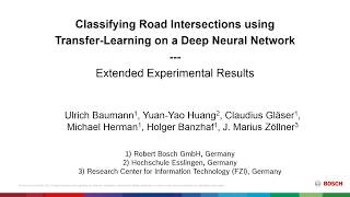 Classifying Road Intersections using Transfer-Learning on a Deep Neural Network