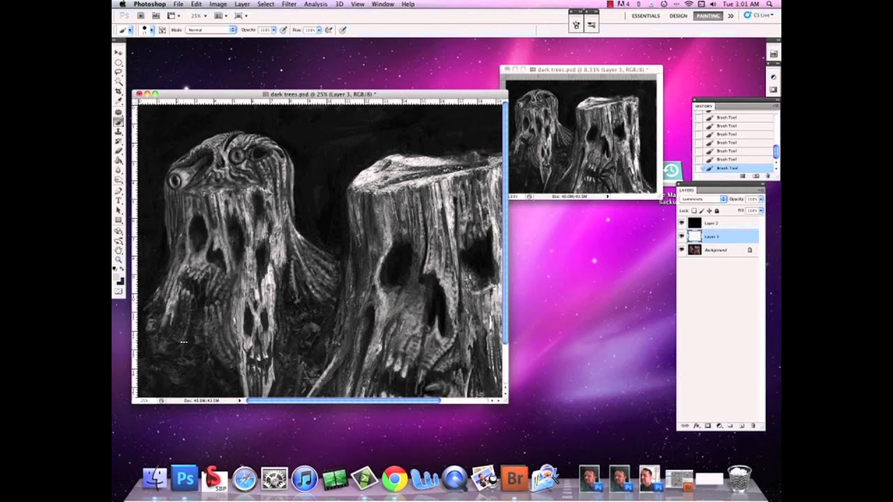 Hell's Tree Stumps faster and with music!