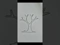 Easy Tree Drawing। #viral #drawing #foryou #learning