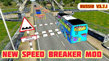How to add speed breaker in bussid v3.7.1?#New_speed_breaker_mod_for_bussid V3.7.1|#bussidupdate #tn