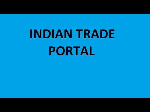 indian trade portal