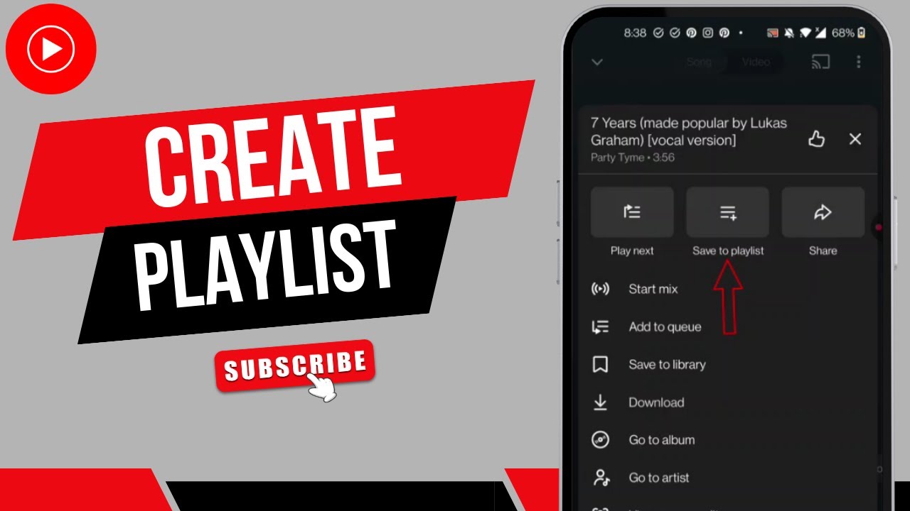 How To Create A Playlist On YouTube Music - YouTube