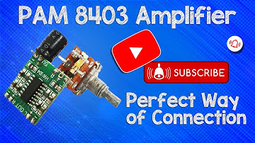 How to make simple audio amplifier using PAM8403 | How to add potentiometer in PAM8403