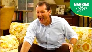Al Can't Escape The Baby Talk | Married With Children
