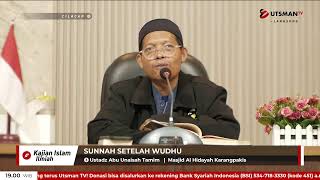 LIVE Sunnah setelah Wudhu - Ust. Abu Unaisah Tamim