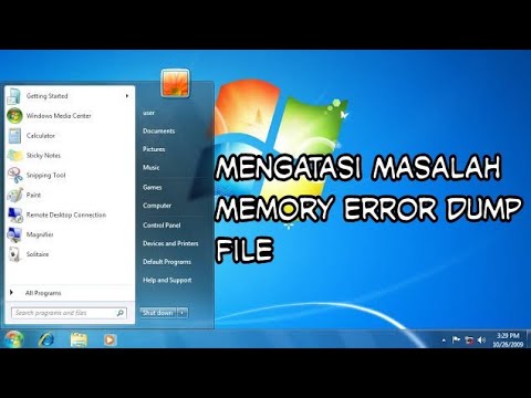 Mengatasi Memory Error Dump Files