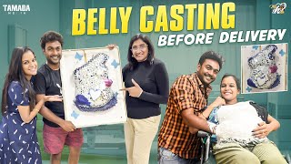 Belly Casting Before Delivery || Pregnancy Journey || @Mahishivan || Tamada Media