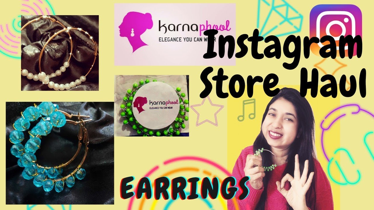 Instagram Store Haul | Instagram Jewellery Haul | Earrings Review 
