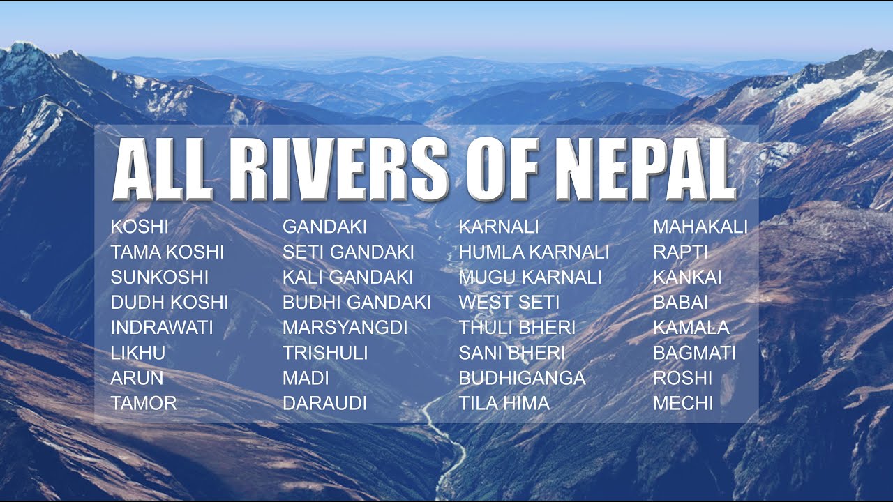 200 words essay on rivers in nepal