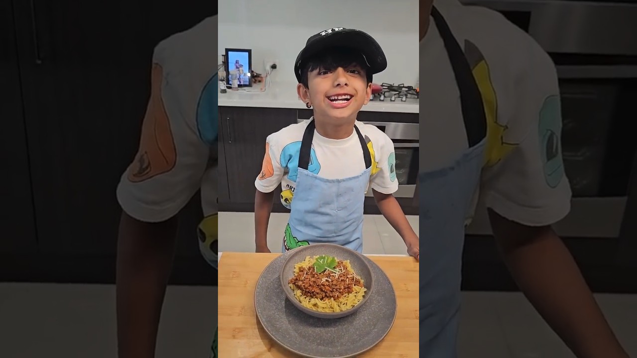 Jake Paul's fav knockout Pasta by Kid Chef. 
